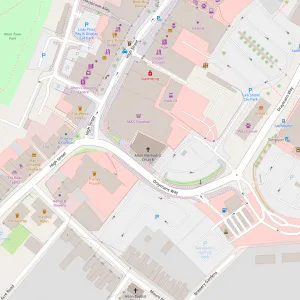 Map showing the location of Alton Methodist Church