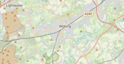 Map showing the location of Wey Valley Methodist Circuit
