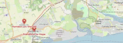 Map showing the location of Shropshire & Marches Methodist Circuit