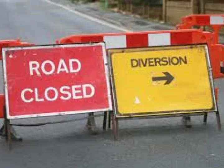 Road Closed Sign