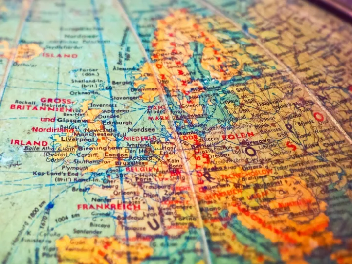 Globe, world map, map