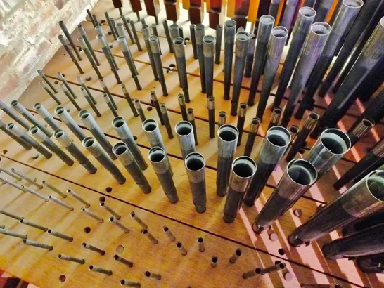 The open part of the Organ &ndash; known at the "Great" Organ"