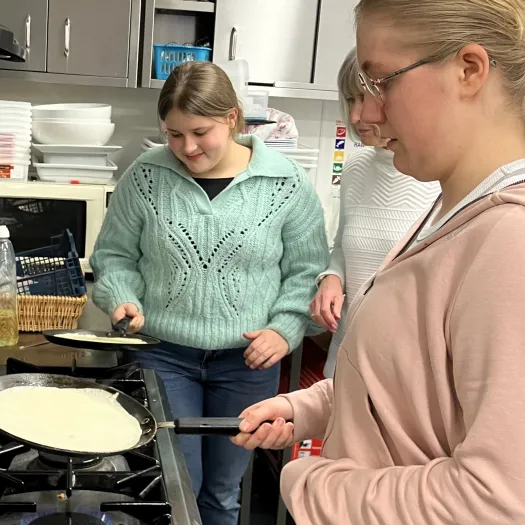 2024 – Lenten pancake-making at God Squad