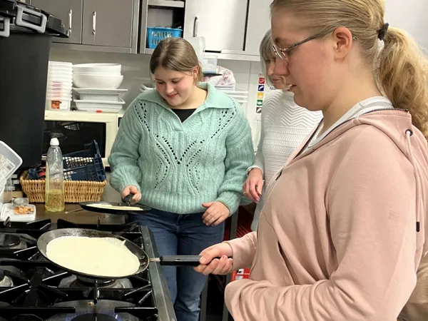 2024 – Lenten pancake-making at God Squad