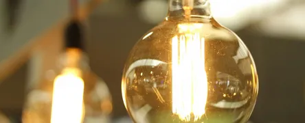 Lighted Light Bulb in Selective-focus Photography