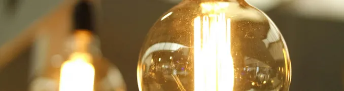 Lighted Light Bulb in Selective-focus Photography
