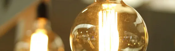 Lighted Light Bulb in Selective-focus Photography