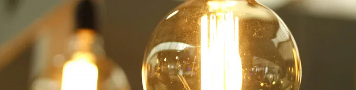 Lighted Light Bulb in Selective-focus Photography