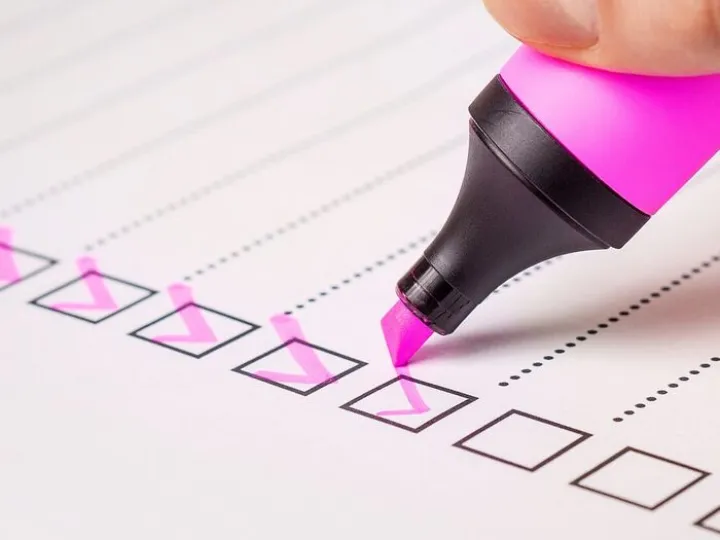 Checklist, check, list