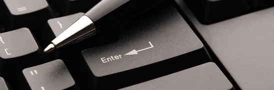 Keyboard, pen, plan