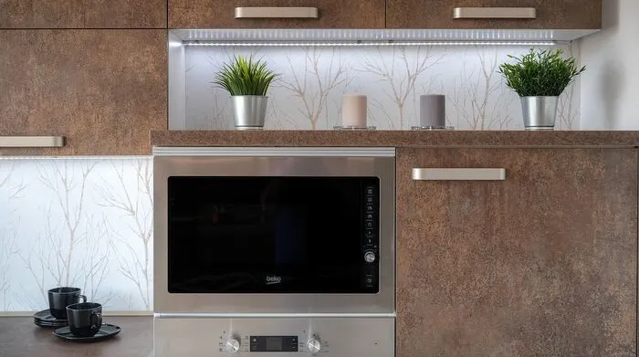 Kitchen, interior design, oven
