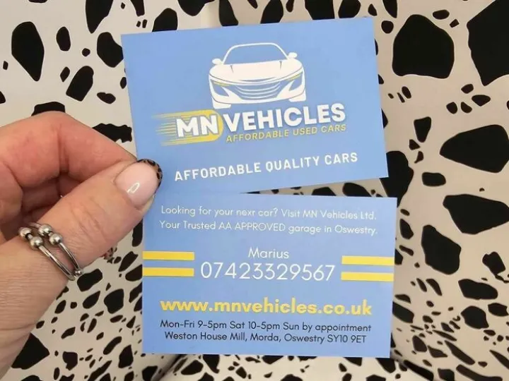 MN Vehicles &ndash; business card