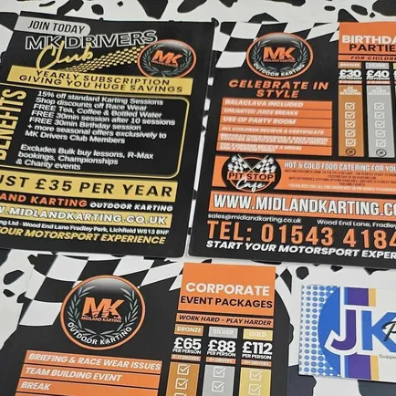 MK Karting &ndash; flyers