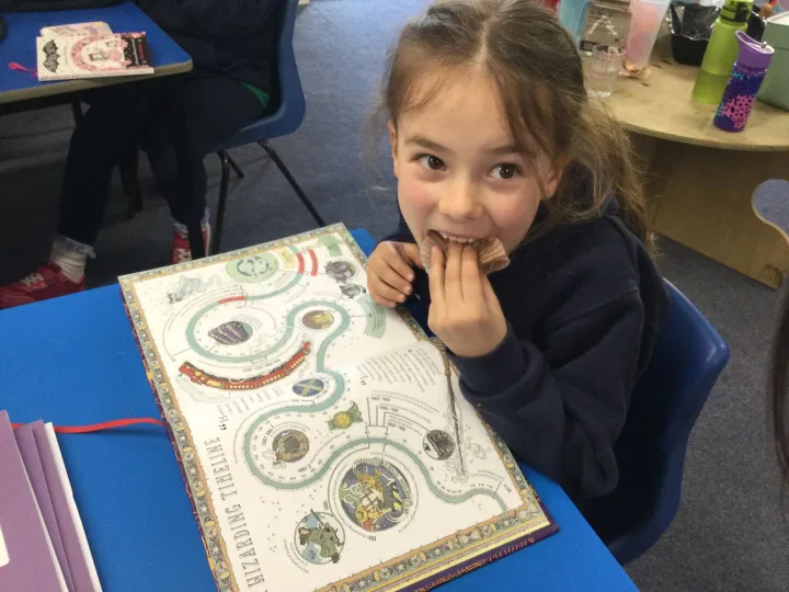 Book and cake 5