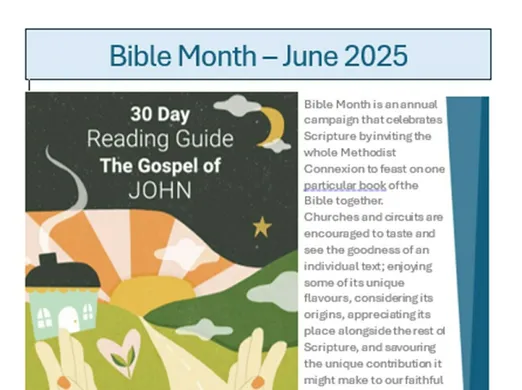 Bible Month