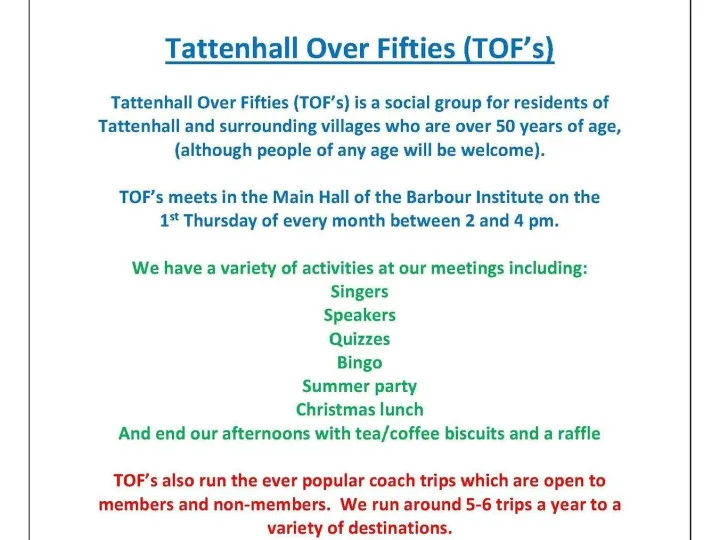 TOFs