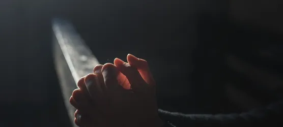 Prayer, hands, church, light, religion, faith