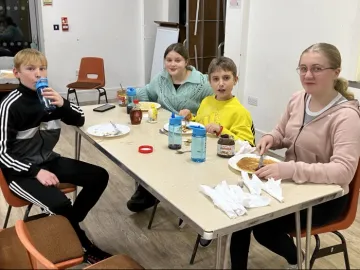 2024 – Lenten pancake-making at God Squad