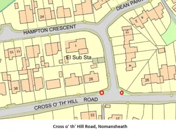 Cross o' th' Hill Road, Nomansheath