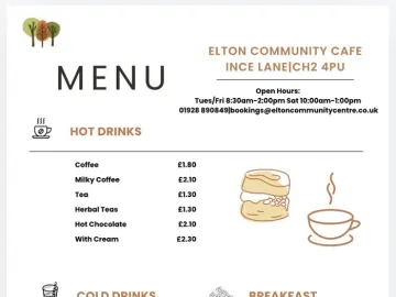 Cafe Menu