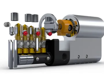 Comp Door lock mechanism