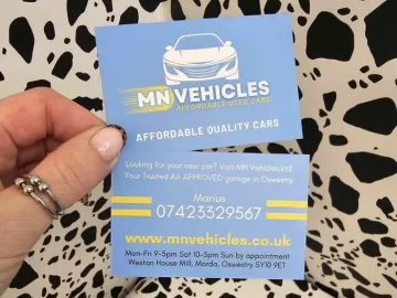 MN Vehicles &ndash; business card