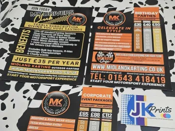 MK Karting &ndash; flyers