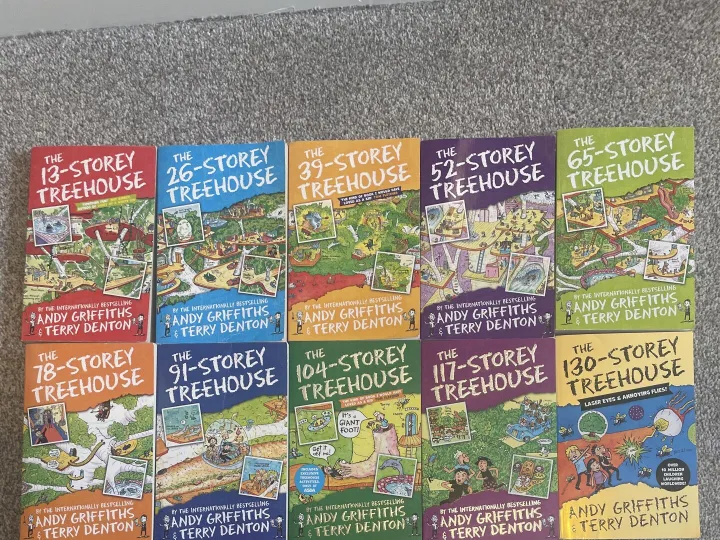 Items for sale &ndash; 13 Storey-Treehouse Books (full set) &pound;15