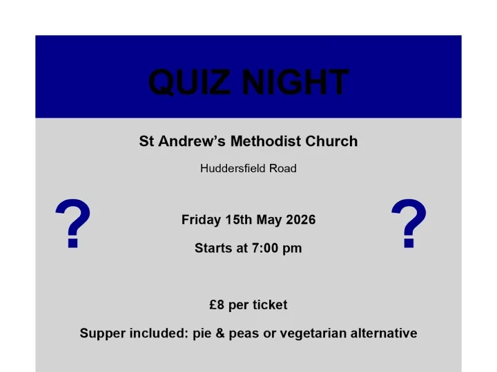 Quiz Night Poster &ndash; 15