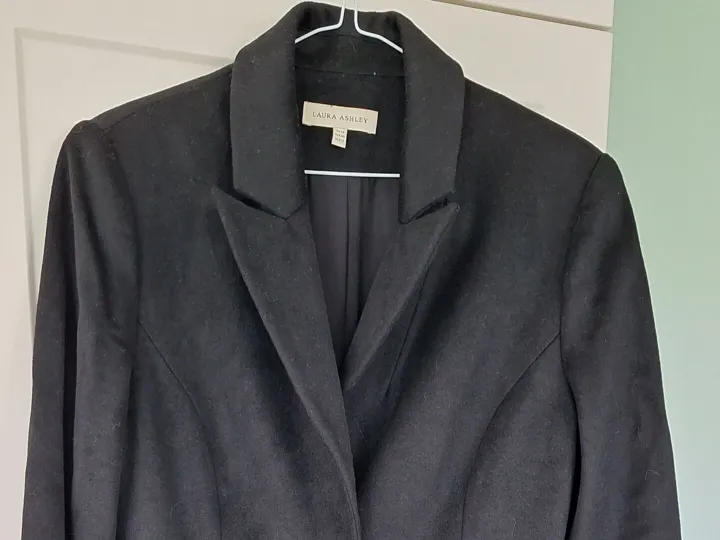 Items for sale
– Laura Ashley Coat, vintage, worn once. £30