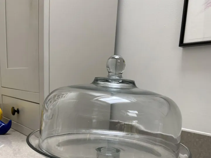 Items for sale &ndash; Glass dome and cake stand 15.00