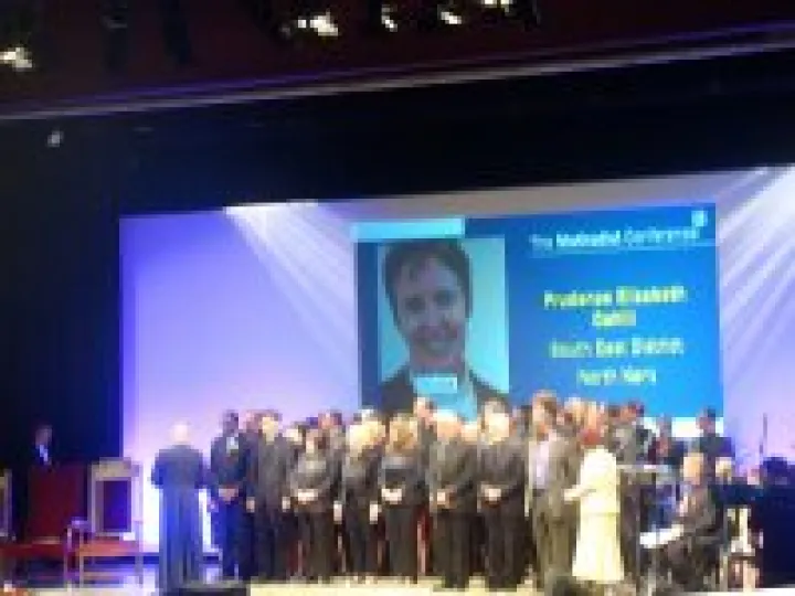 Conference service, Pru on screen