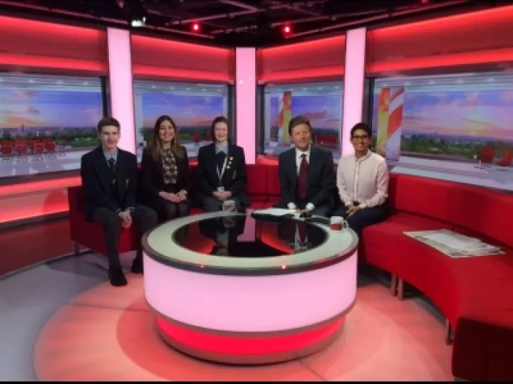 On The Sofa At Breakfast