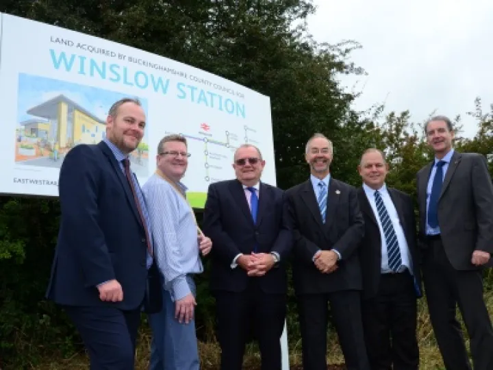 Winslow station sign