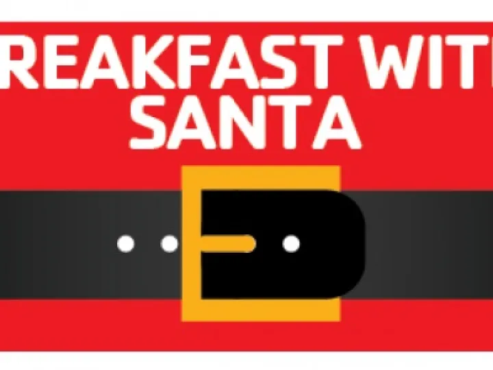 breaky with santa