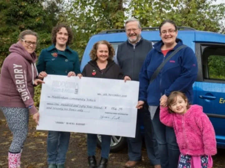 Artisans & Makers Cheque Presentation