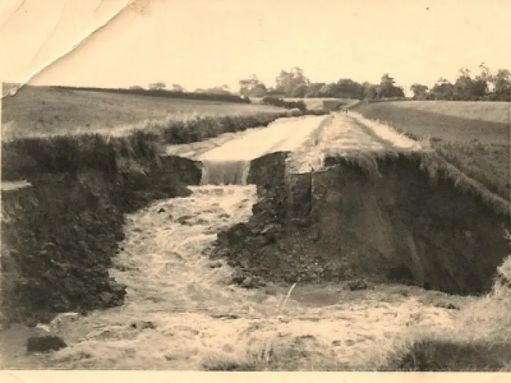 Church Minshull Breach 1958