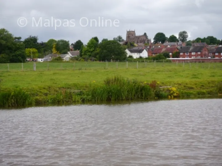 Pond near sewer beds
