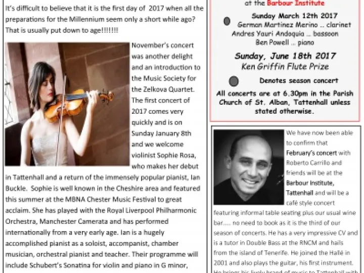 January newsletter 2017