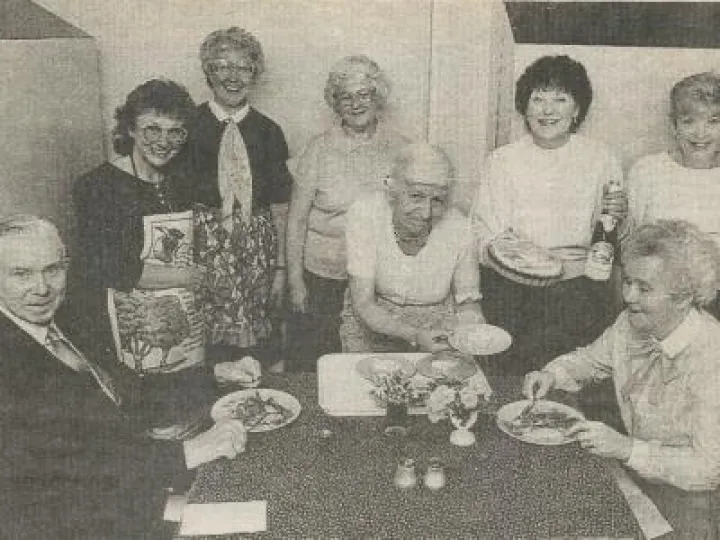 Village Luncheon Club at Tarvin Community Centre 23rd March 1990
