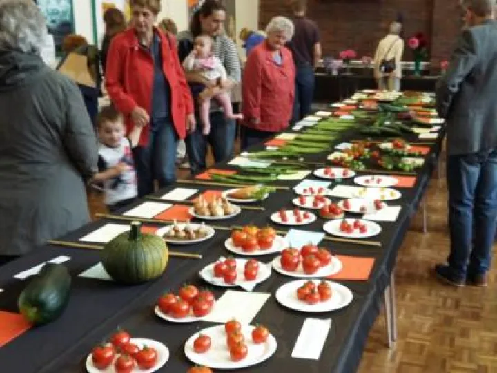 THS Admiring the Selection of Vegitables 20170819_145638_resized_1