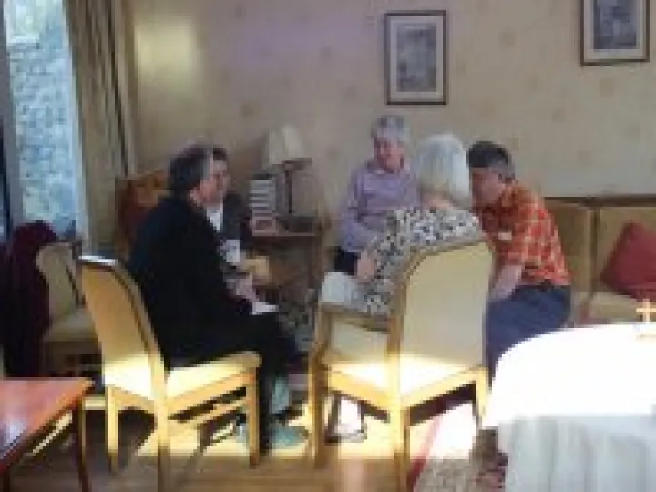 Group discussing Discipleship