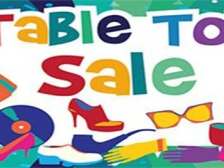 Table Top Sale