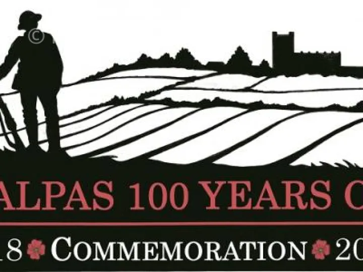 Malpas 100 years on logo 20