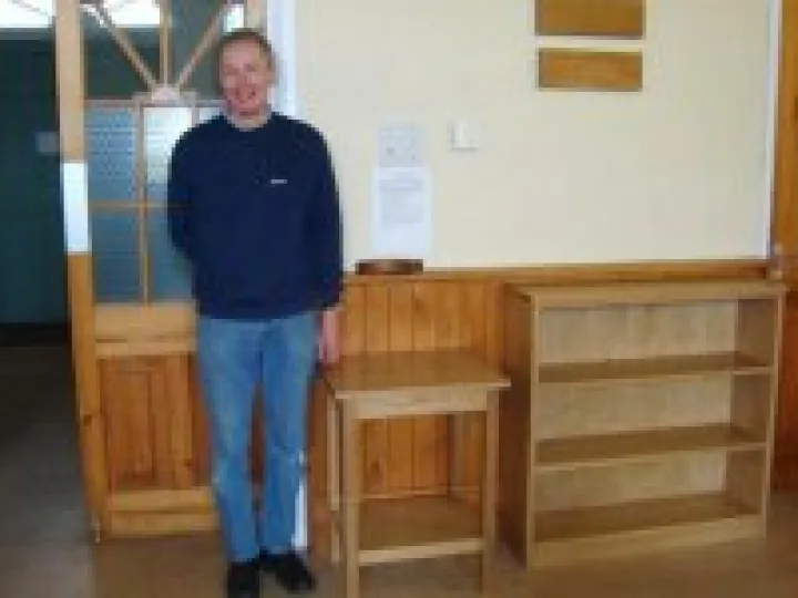 Chris Dowding with Furniture