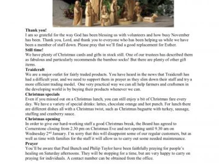 Friends Newsletter December 2018