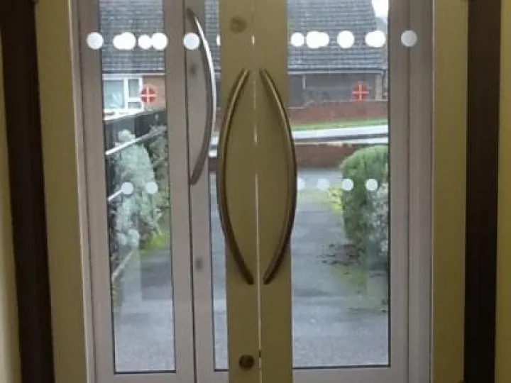 Glass doors at Monk Bretton