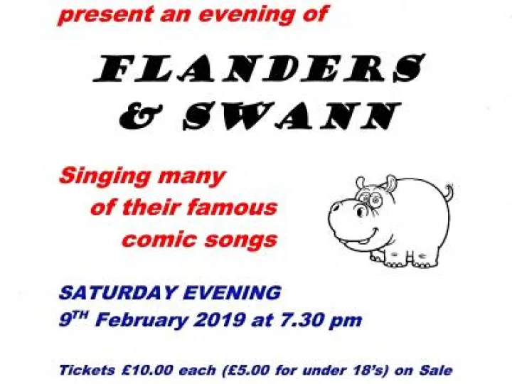 FLANDERS & SWAN EVENING POSTER