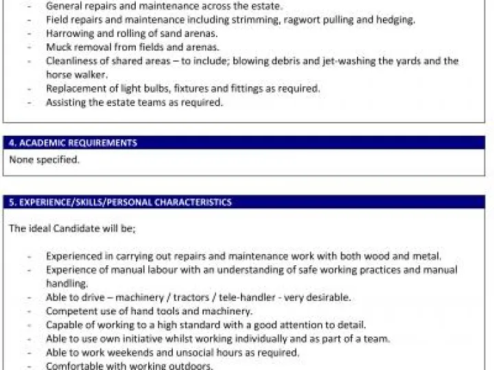 Estate Handyperson Job Description March 2019-1