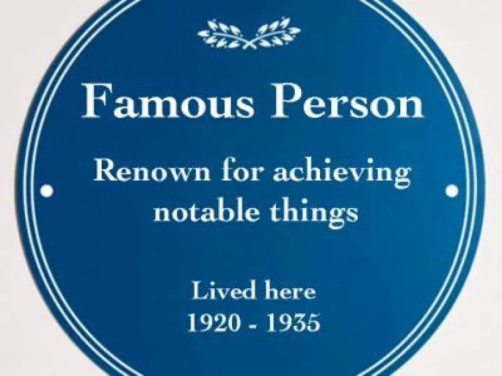 Blue Plaque Initiative